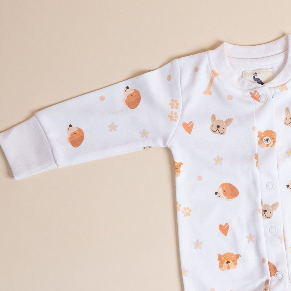 Dog and the Bone - Full Button Onesie