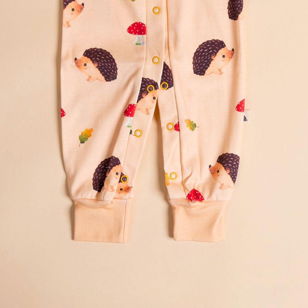 Hedgehog and Hearts - Full Button Onesie