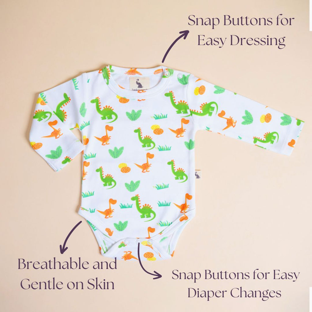 Dino and Eggs - Full Sleeves Bodysuit