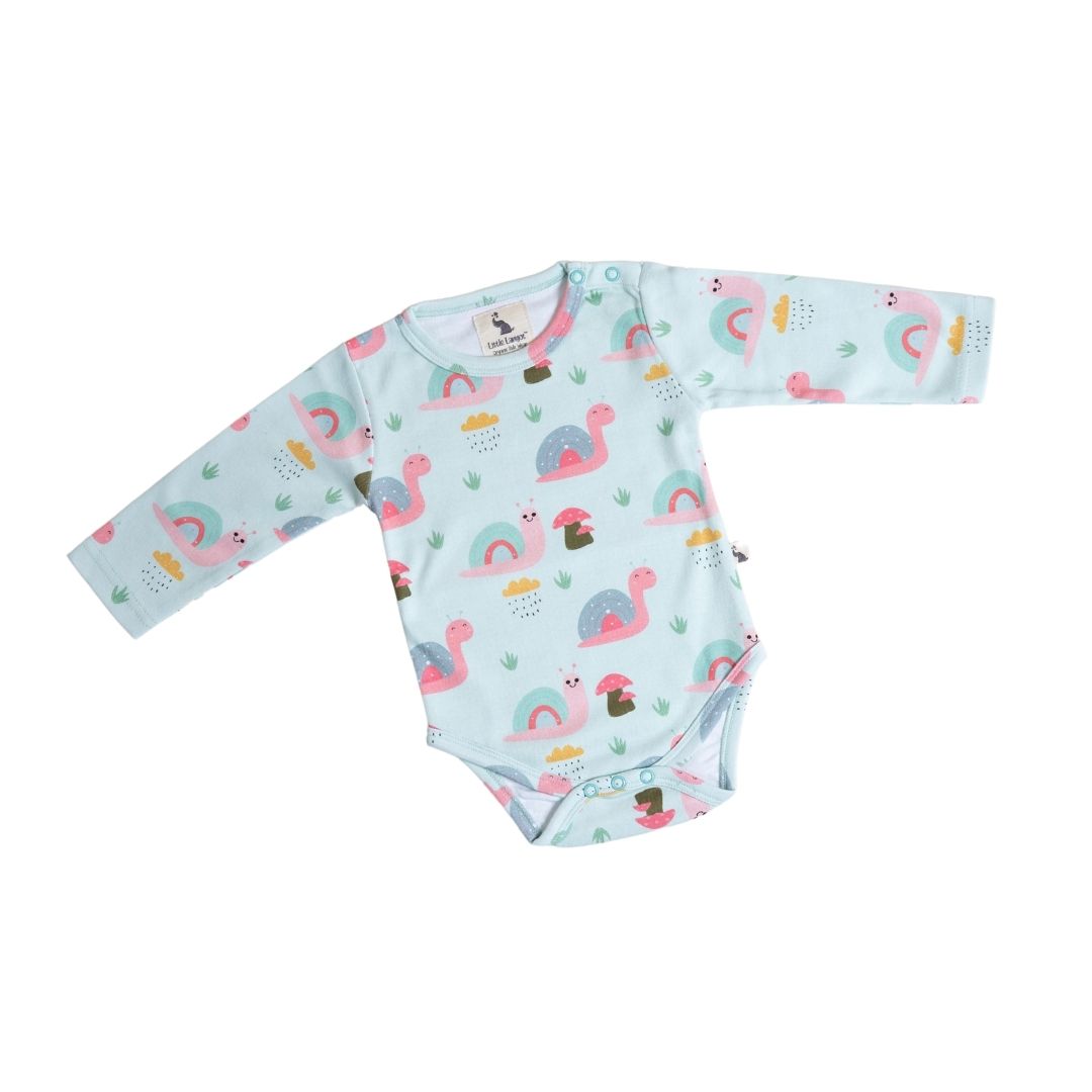 Snail and Clouds - Full Sleeves Bodysuit