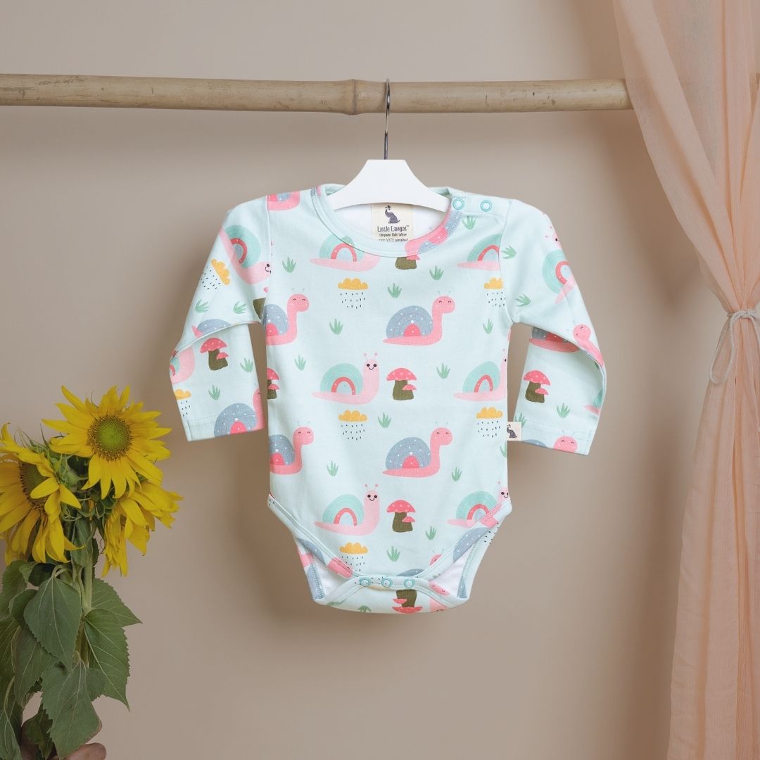 Snail and Clouds - Full Sleeves Bodysuit