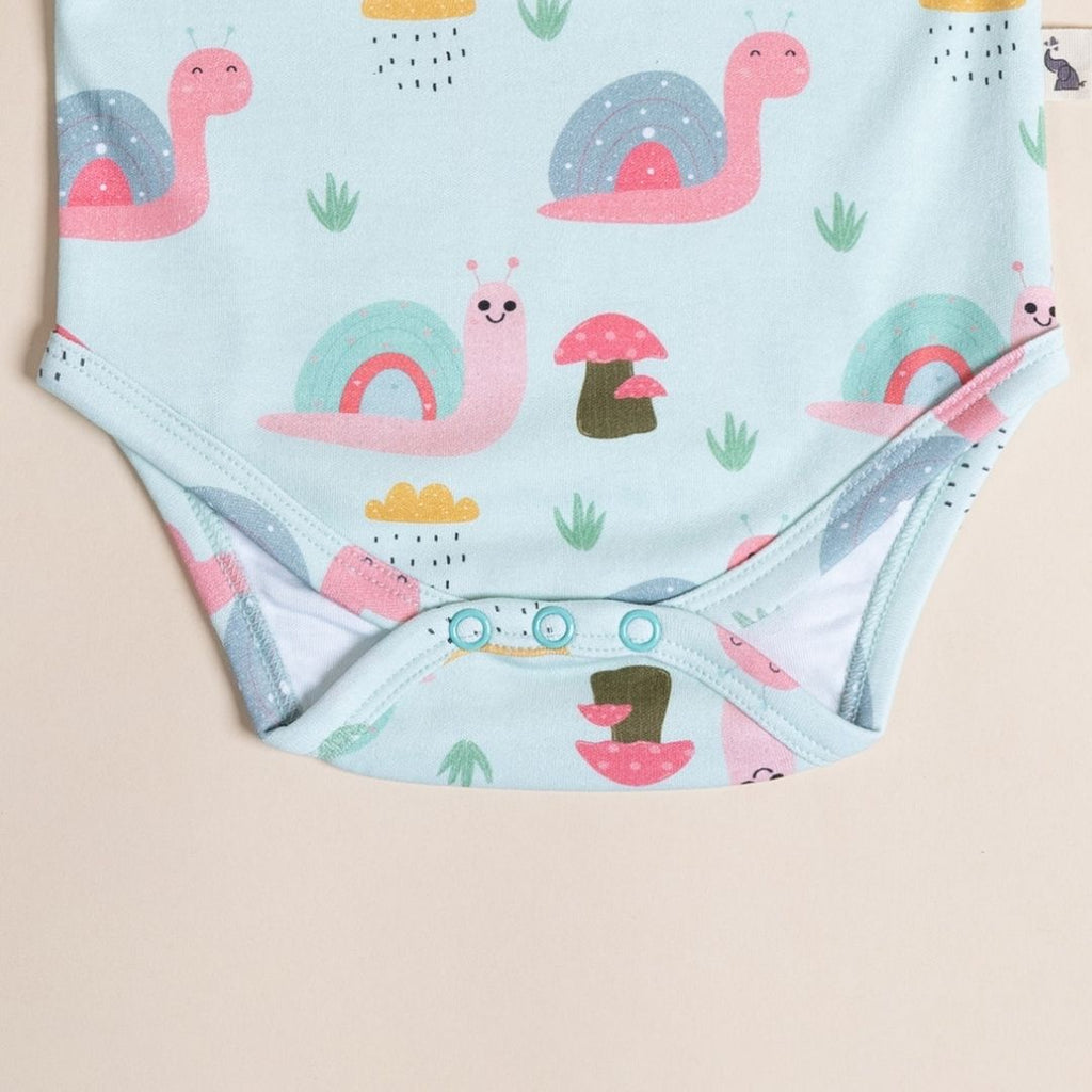 Snail and Clouds - Full Sleeves Bodysuit