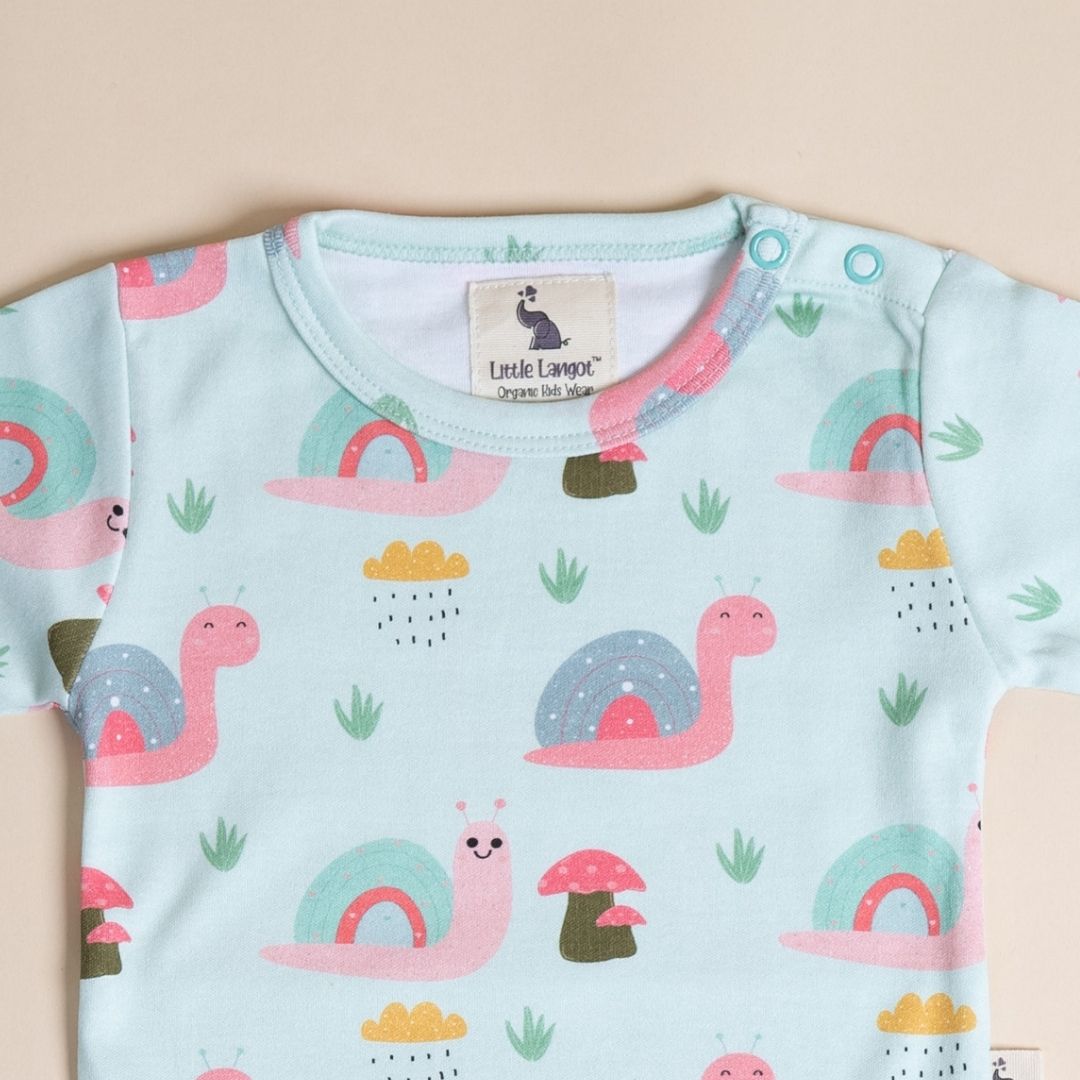 Snail and Clouds - Full Sleeves Bodysuit