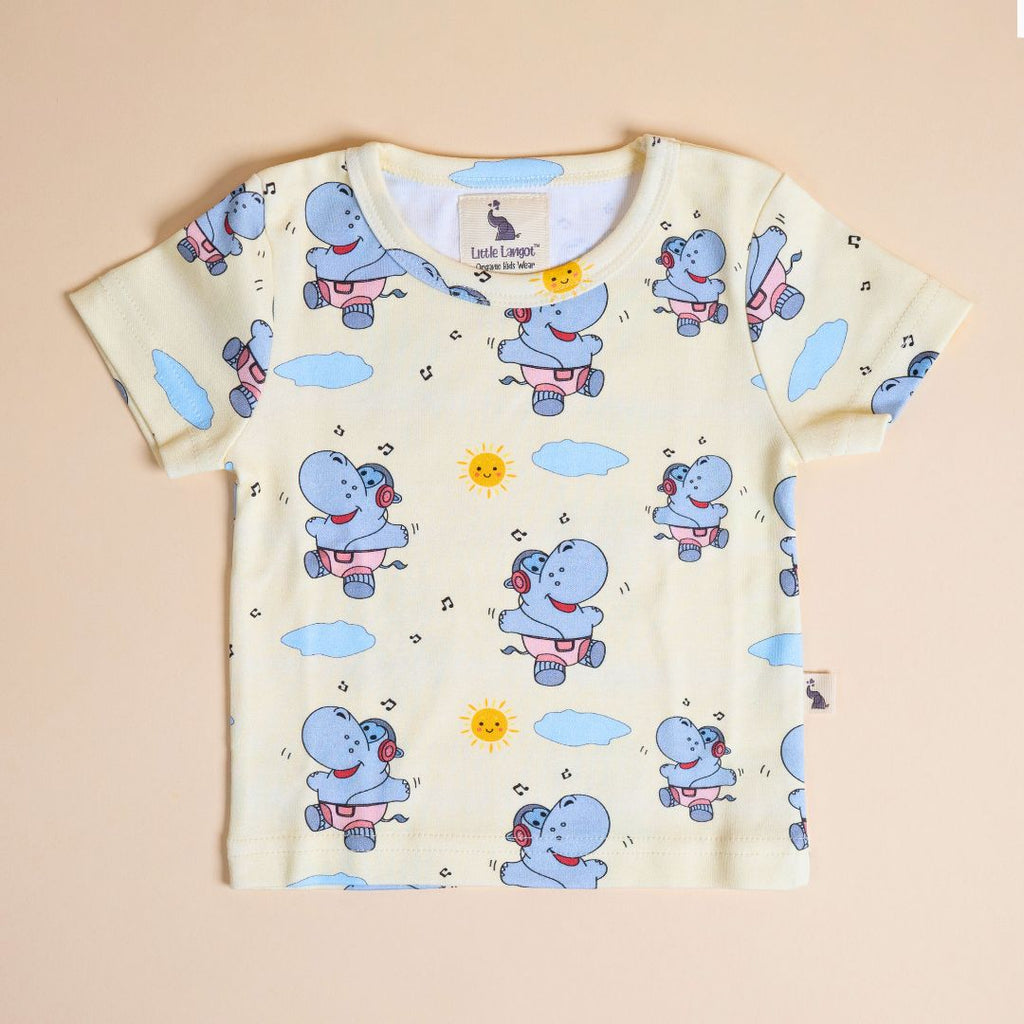 Hippo and the Sun - T-Shirt and Shorts